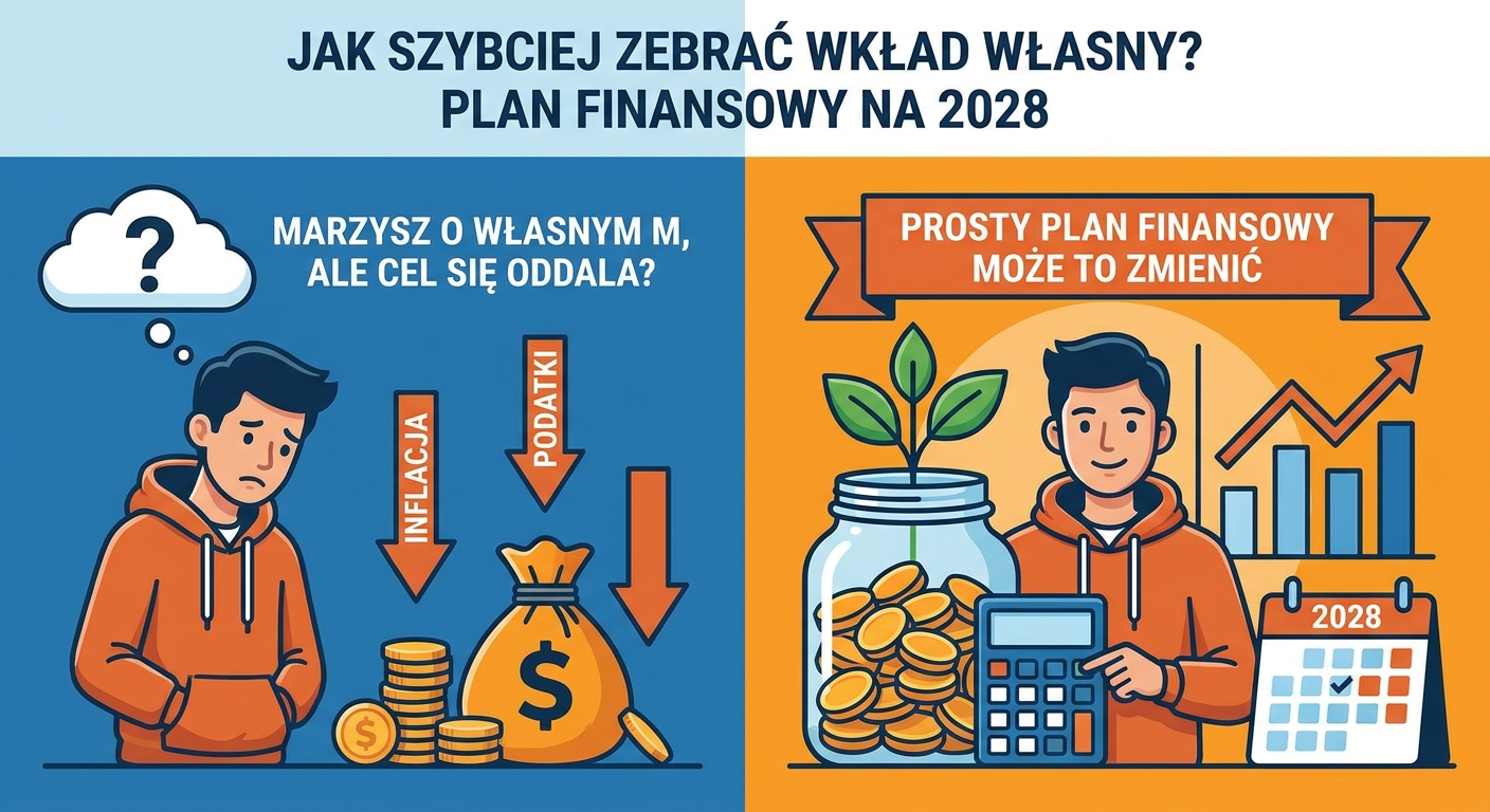 Klucze do mieszkania leżące na umowie kredytowej obok kalkulatora finansowego
