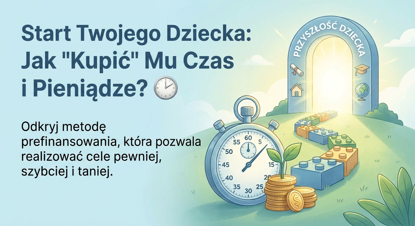 Symboliczna skarbonka w kształcie dyplomu ukończenia studiów, obok której rośnie stos monet.