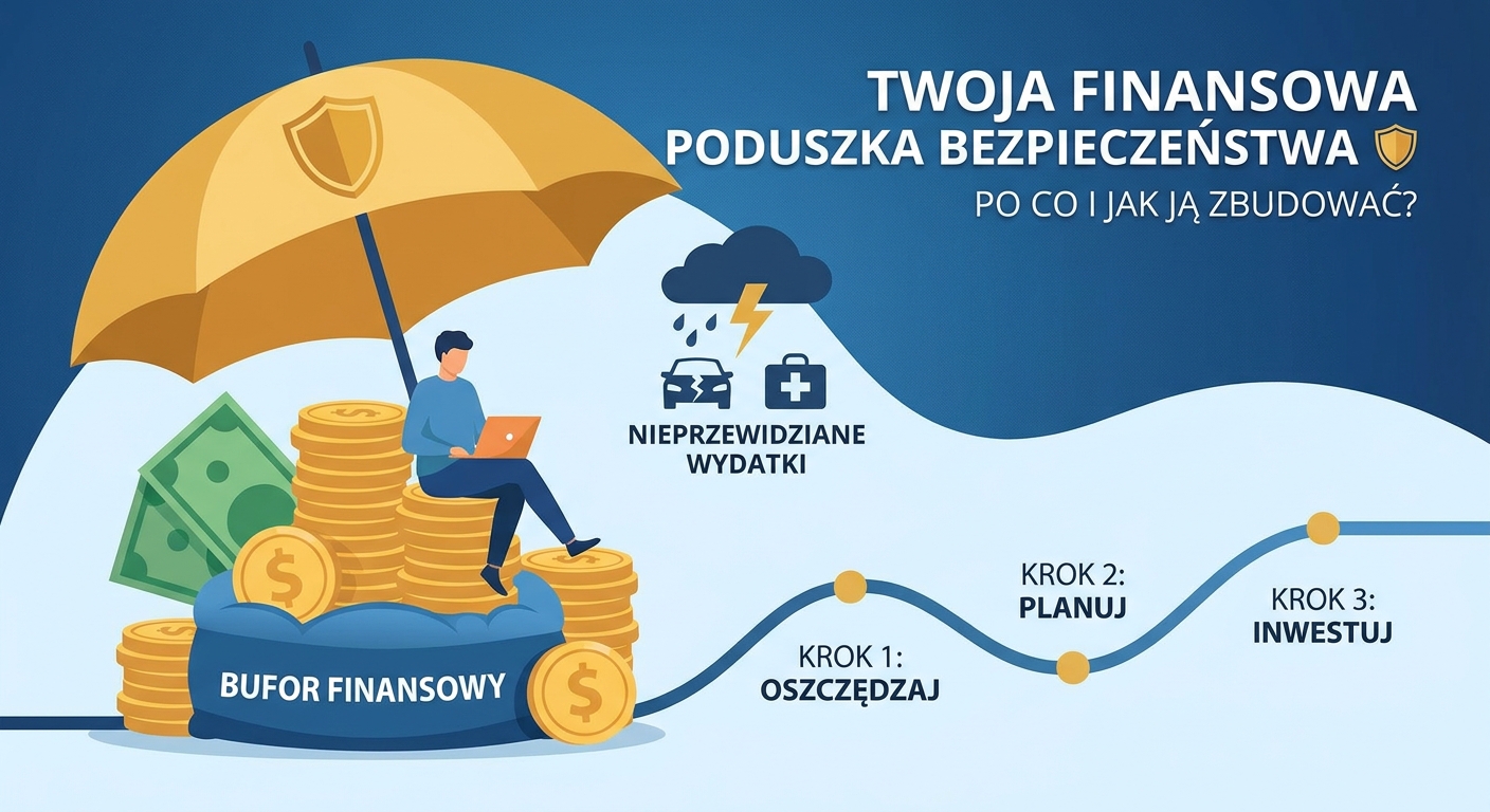 Osoba spokojnie pijąca kawę, symbolizująca bezpieczeństwo finansowe dzięki poduszce finansowej.